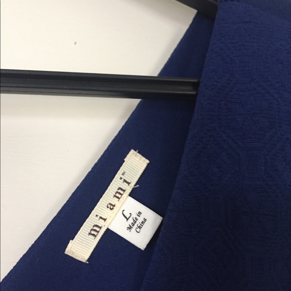 Francesca’s Miami Navy Blue Dress - Picture 6 of 6